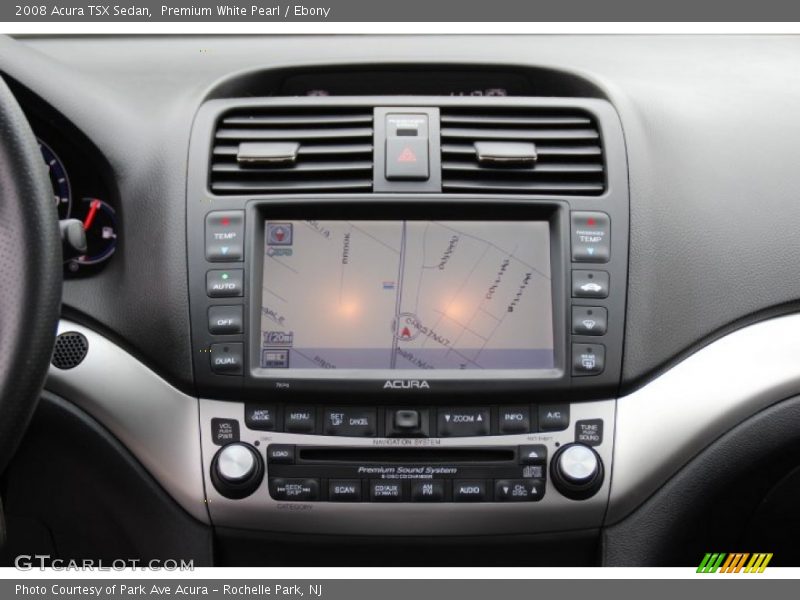 Premium White Pearl / Ebony 2008 Acura TSX Sedan