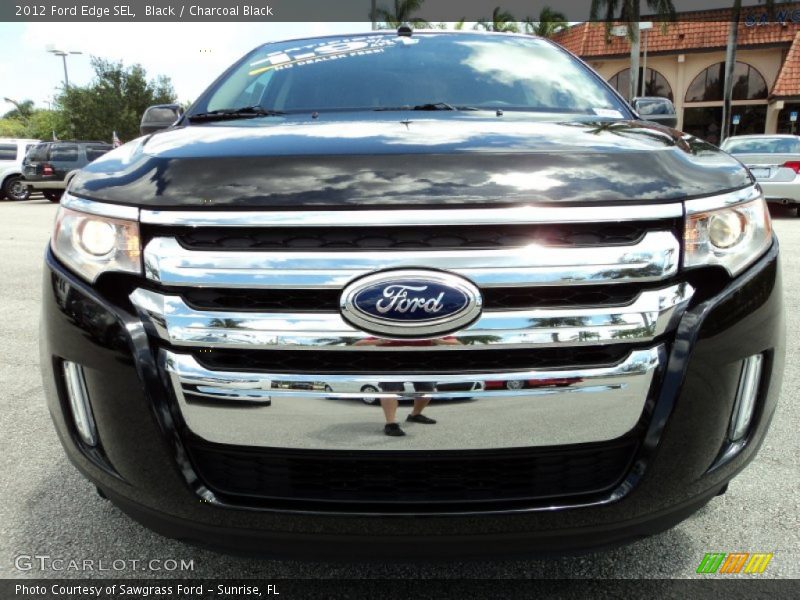 Black / Charcoal Black 2012 Ford Edge SEL