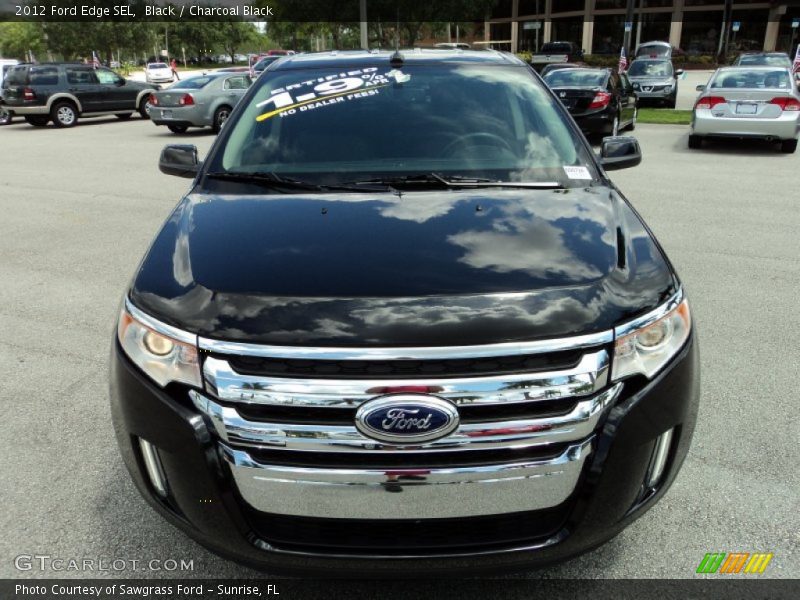 Black / Charcoal Black 2012 Ford Edge SEL