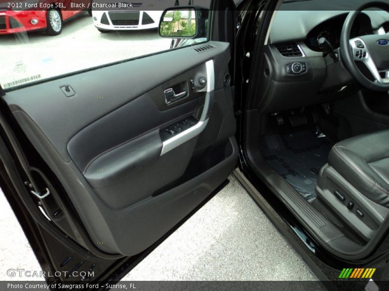 Black / Charcoal Black 2012 Ford Edge SEL
