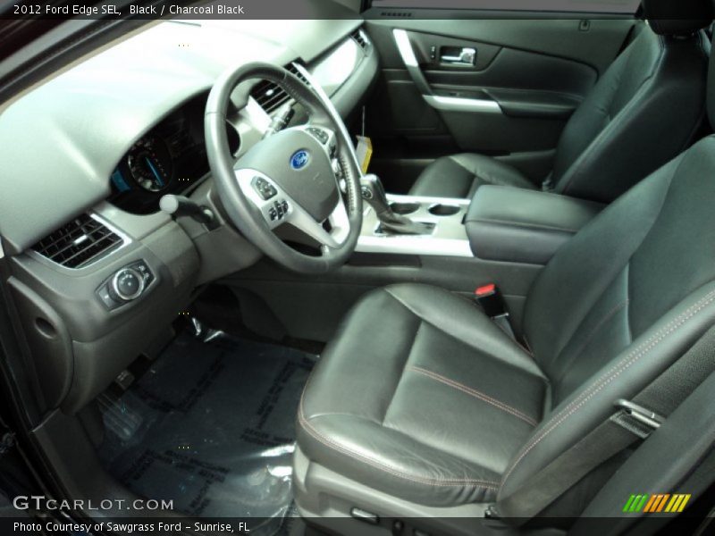 Black / Charcoal Black 2012 Ford Edge SEL
