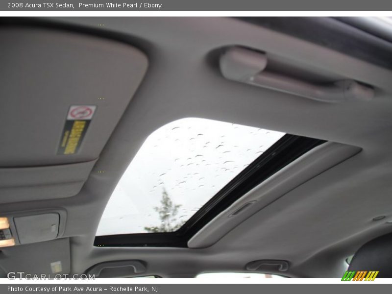 Premium White Pearl / Ebony 2008 Acura TSX Sedan