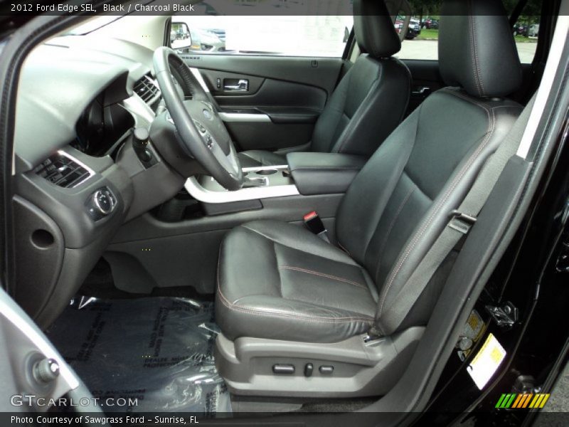 Black / Charcoal Black 2012 Ford Edge SEL