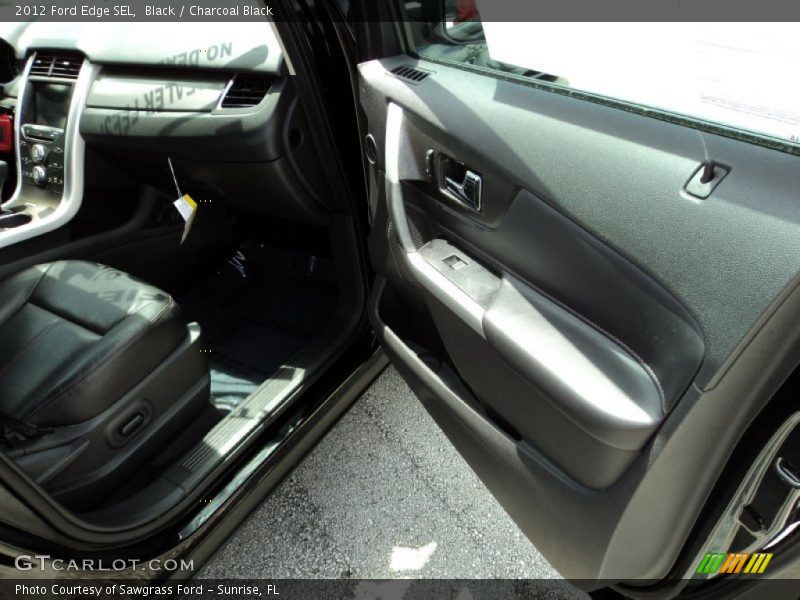 Black / Charcoal Black 2012 Ford Edge SEL