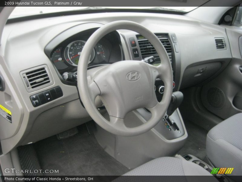 Platinum / Gray 2009 Hyundai Tucson GLS