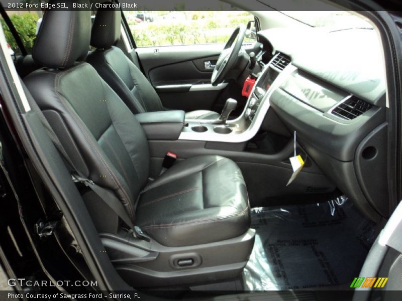 Black / Charcoal Black 2012 Ford Edge SEL