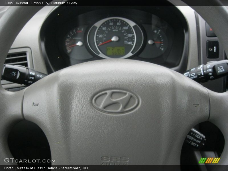 Platinum / Gray 2009 Hyundai Tucson GLS