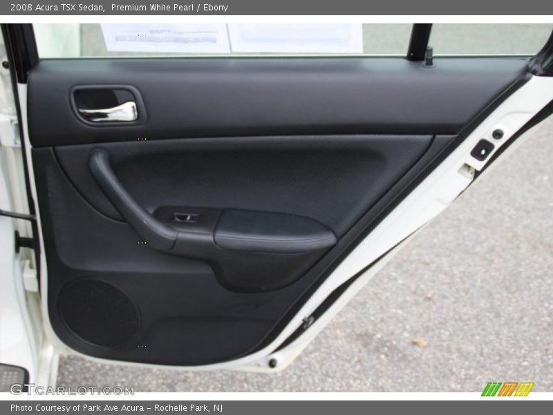 Premium White Pearl / Ebony 2008 Acura TSX Sedan