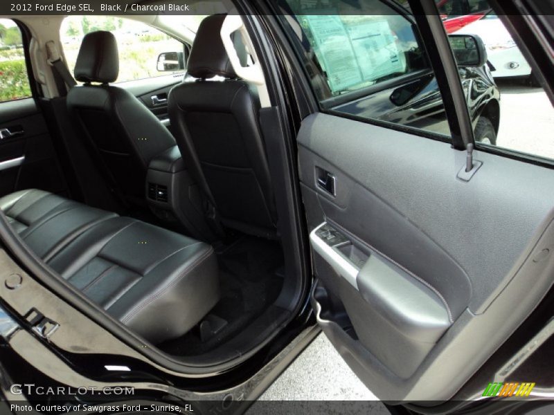 Black / Charcoal Black 2012 Ford Edge SEL