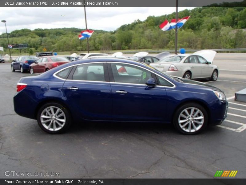 Luxo Blue Metallic / Medium Titanium 2013 Buick Verano FWD