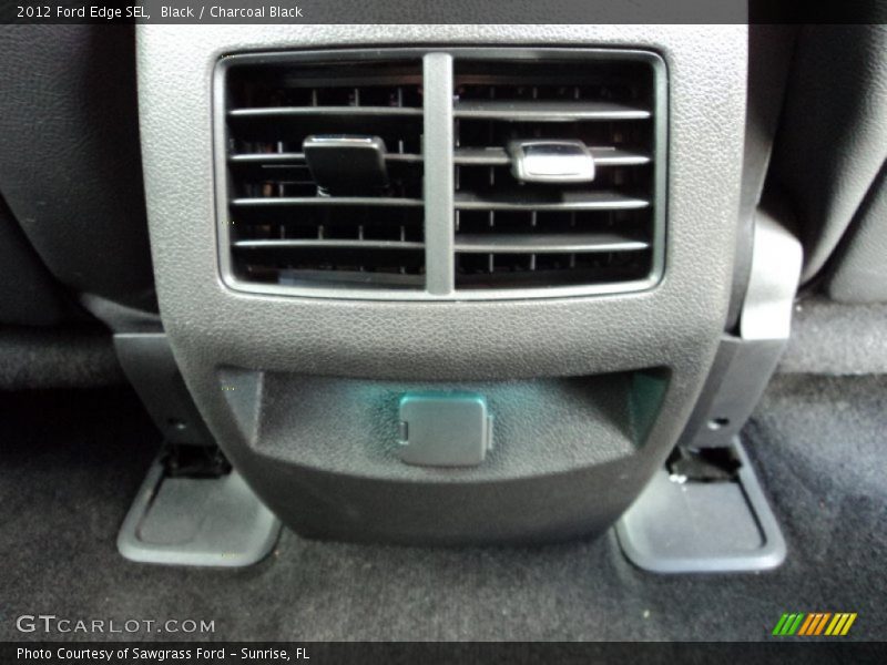 Black / Charcoal Black 2012 Ford Edge SEL