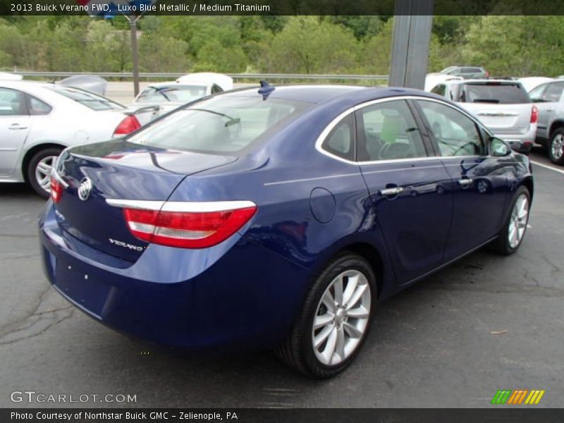 Luxo Blue Metallic / Medium Titanium 2013 Buick Verano FWD