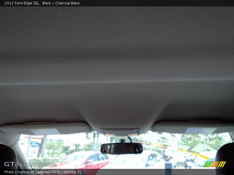 Black / Charcoal Black 2012 Ford Edge SEL