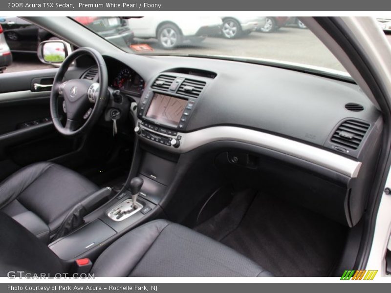 Premium White Pearl / Ebony 2008 Acura TSX Sedan