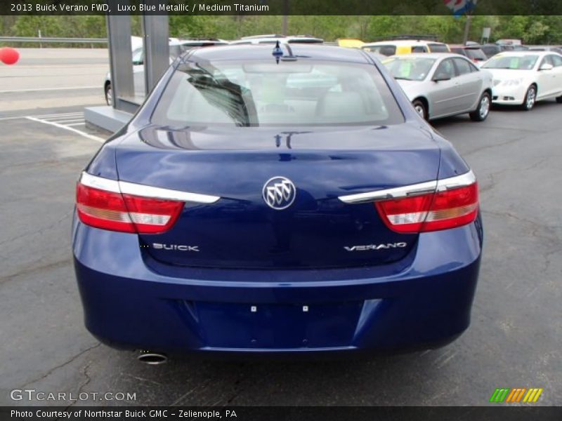 Luxo Blue Metallic / Medium Titanium 2013 Buick Verano FWD