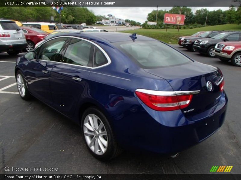Luxo Blue Metallic / Medium Titanium 2013 Buick Verano FWD