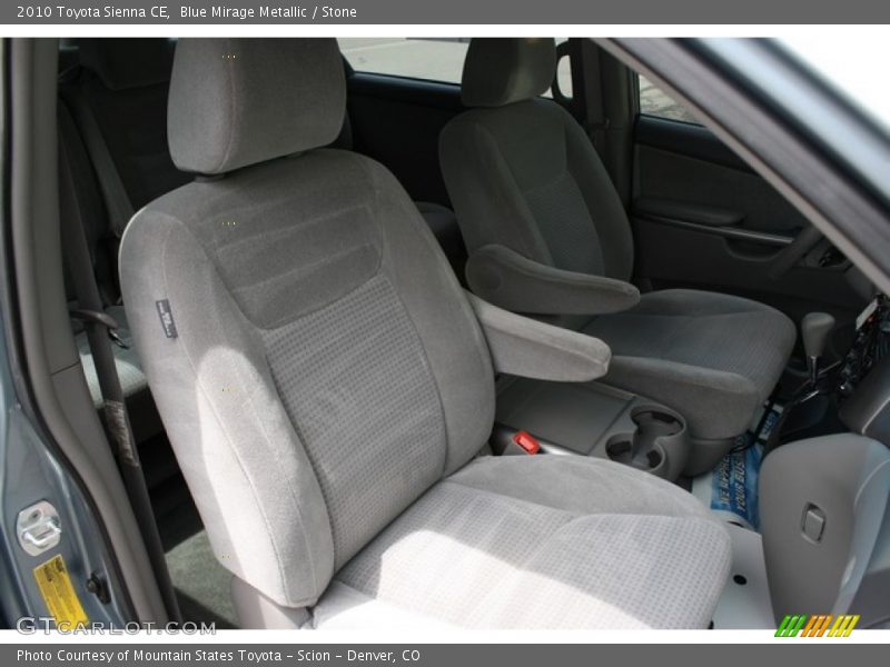 Blue Mirage Metallic / Stone 2010 Toyota Sienna CE