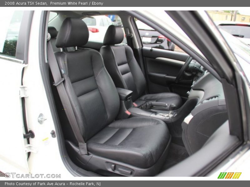 Premium White Pearl / Ebony 2008 Acura TSX Sedan