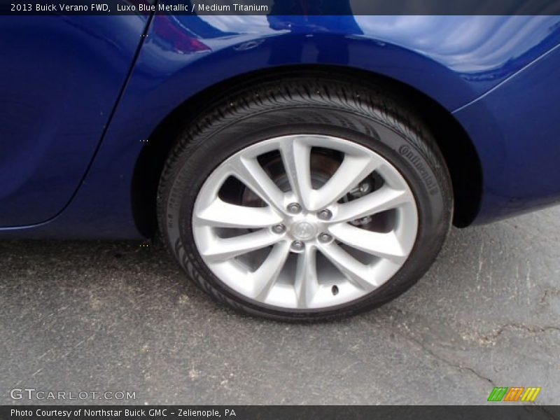 Luxo Blue Metallic / Medium Titanium 2013 Buick Verano FWD