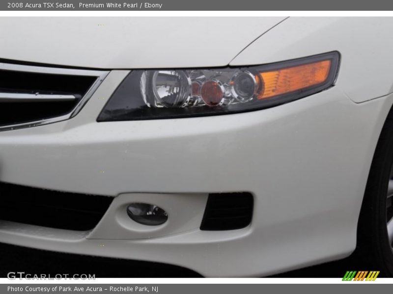 Premium White Pearl / Ebony 2008 Acura TSX Sedan