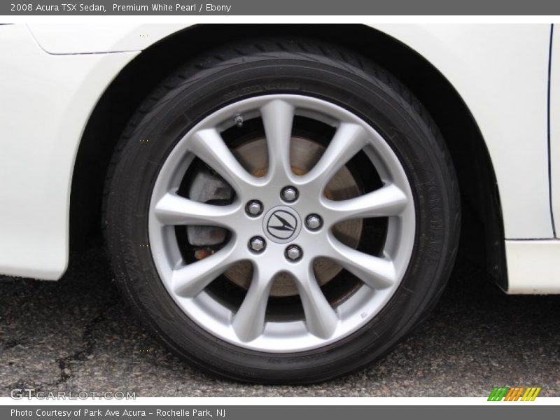Premium White Pearl / Ebony 2008 Acura TSX Sedan