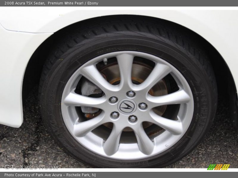 Premium White Pearl / Ebony 2008 Acura TSX Sedan