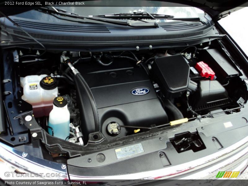 Black / Charcoal Black 2012 Ford Edge SEL