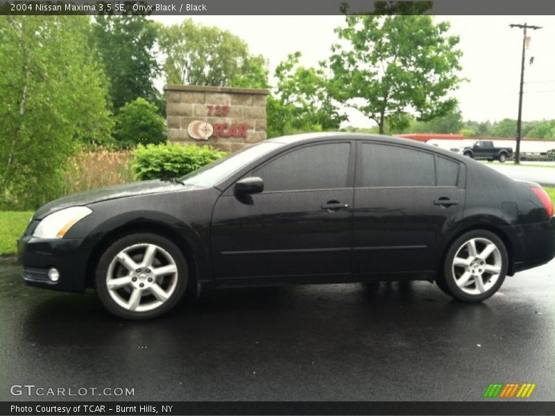 Onyx Black / Black 2004 Nissan Maxima 3.5 SE