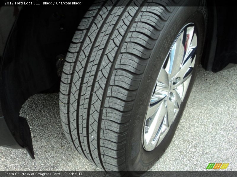 Black / Charcoal Black 2012 Ford Edge SEL