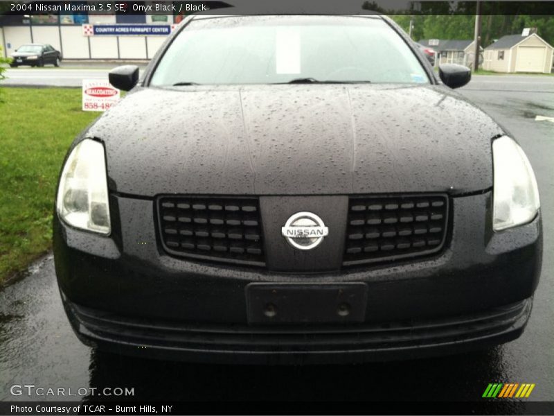 Onyx Black / Black 2004 Nissan Maxima 3.5 SE