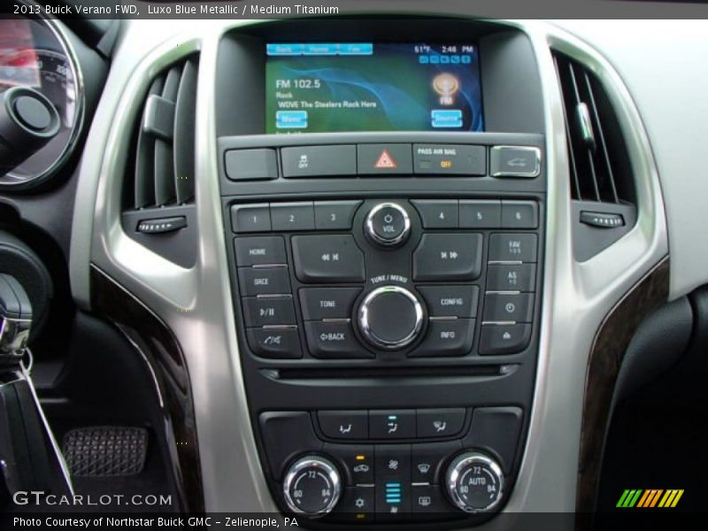Luxo Blue Metallic / Medium Titanium 2013 Buick Verano FWD