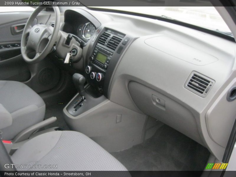 Platinum / Gray 2009 Hyundai Tucson GLS