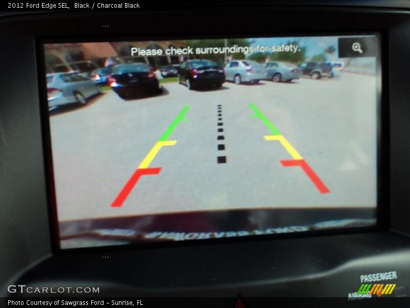 Black / Charcoal Black 2012 Ford Edge SEL