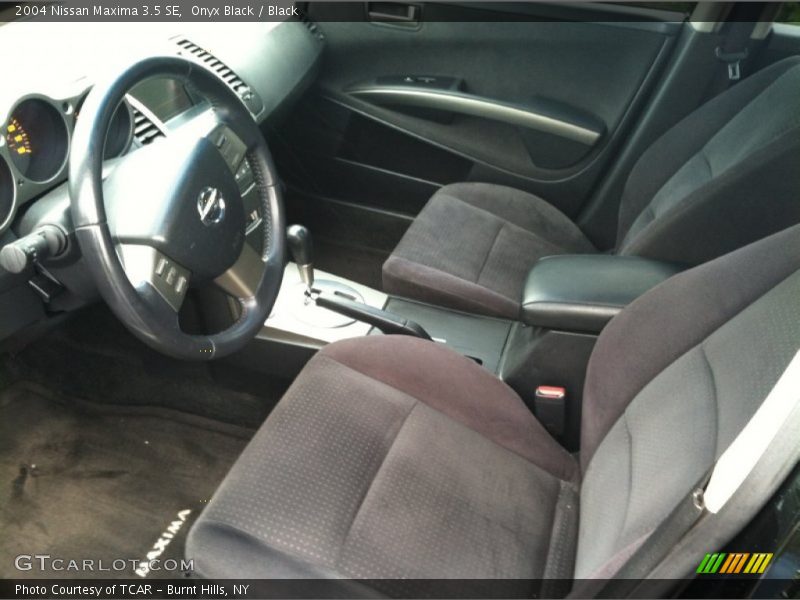 Onyx Black / Black 2004 Nissan Maxima 3.5 SE
