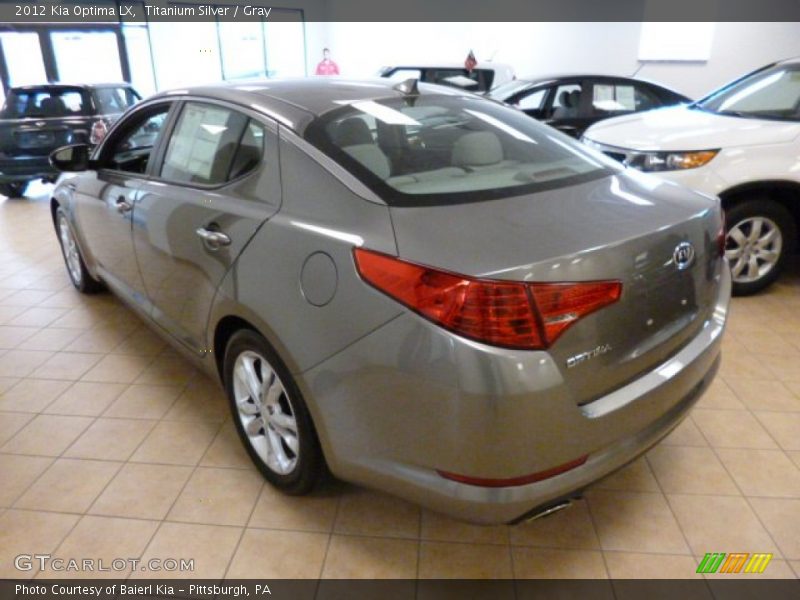 Titanium Silver / Gray 2012 Kia Optima LX