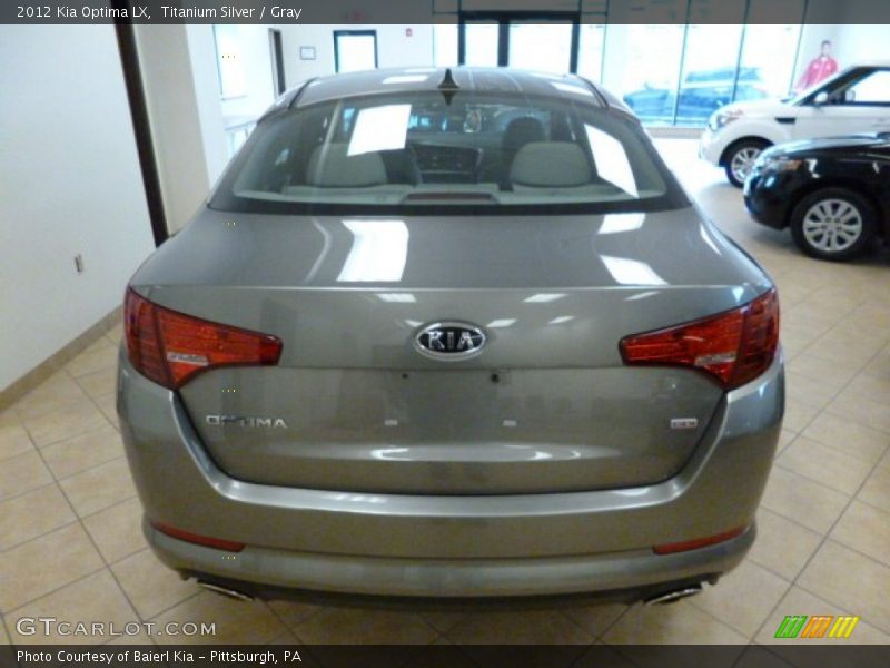 Titanium Silver / Gray 2012 Kia Optima LX