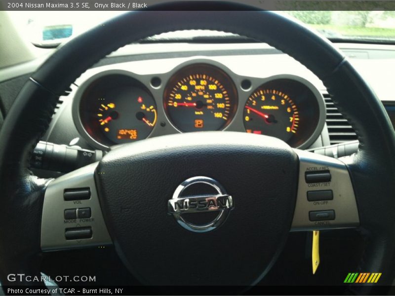 Onyx Black / Black 2004 Nissan Maxima 3.5 SE