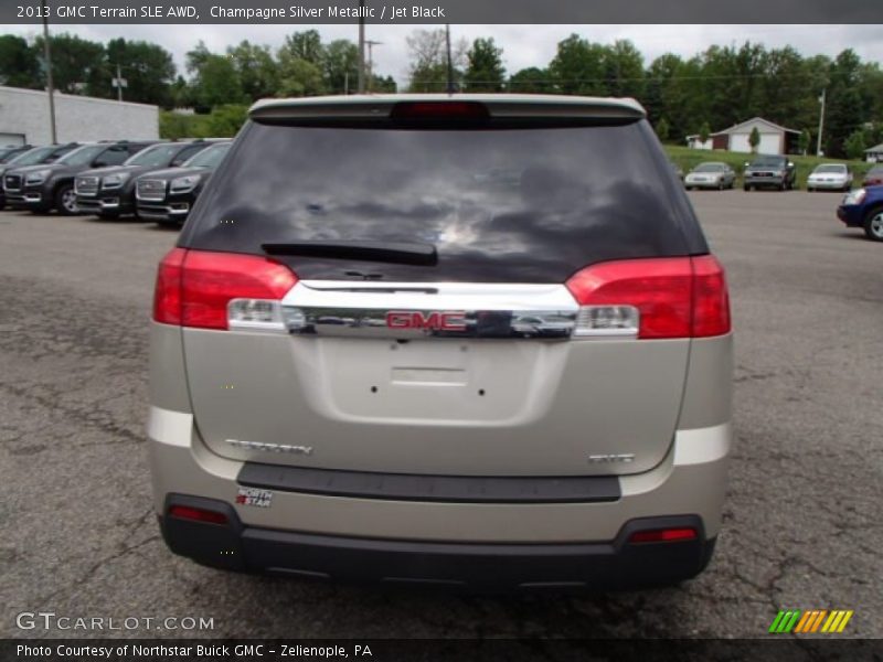 Champagne Silver Metallic / Jet Black 2013 GMC Terrain SLE AWD