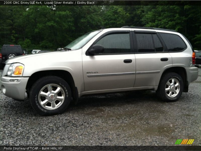 Liquid Silver Metallic / Ebony Black 2006 GMC Envoy SLE 4x4