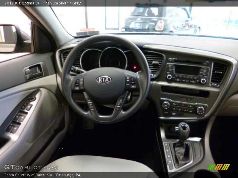 Titanium Silver / Gray 2012 Kia Optima LX
