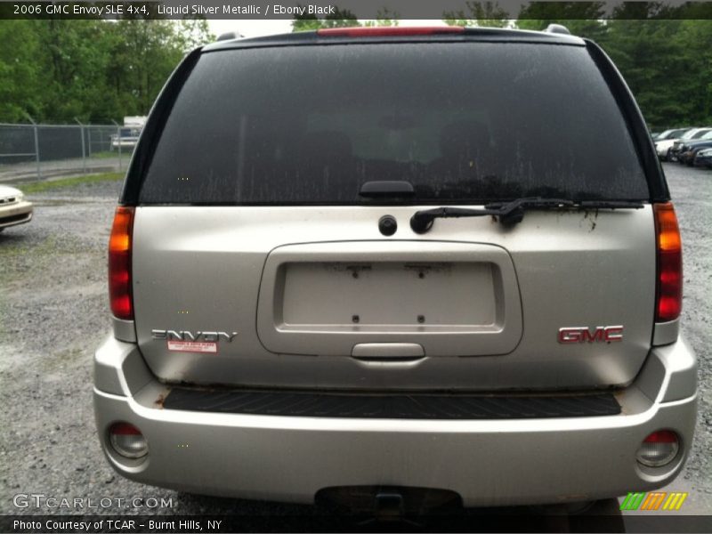 Liquid Silver Metallic / Ebony Black 2006 GMC Envoy SLE 4x4