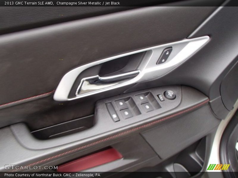 Champagne Silver Metallic / Jet Black 2013 GMC Terrain SLE AWD