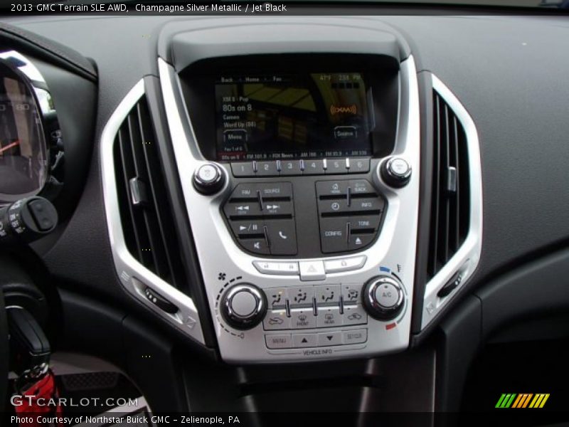 Champagne Silver Metallic / Jet Black 2013 GMC Terrain SLE AWD