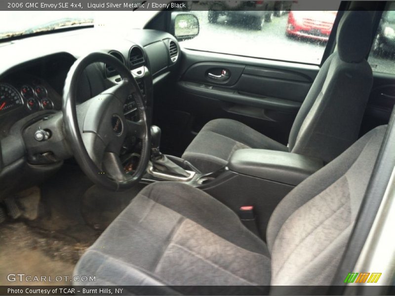 Liquid Silver Metallic / Ebony Black 2006 GMC Envoy SLE 4x4