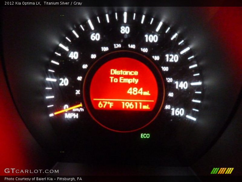 Titanium Silver / Gray 2012 Kia Optima LX