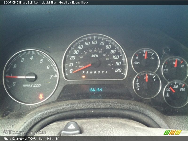 Liquid Silver Metallic / Ebony Black 2006 GMC Envoy SLE 4x4