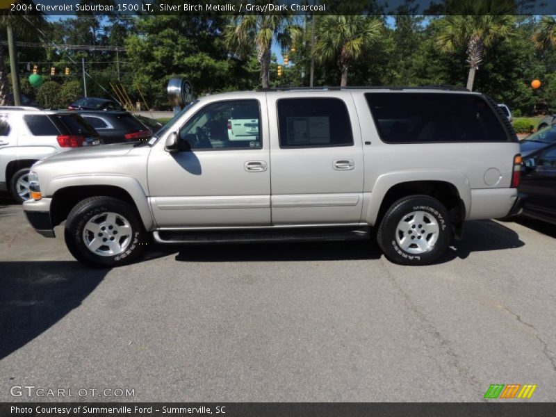 Silver Birch Metallic / Gray/Dark Charcoal 2004 Chevrolet Suburban 1500 LT