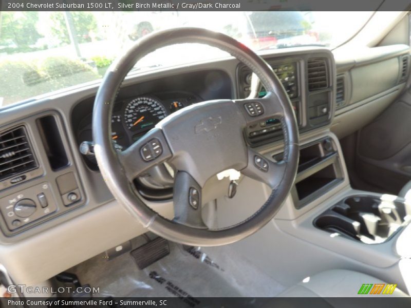 Silver Birch Metallic / Gray/Dark Charcoal 2004 Chevrolet Suburban 1500 LT