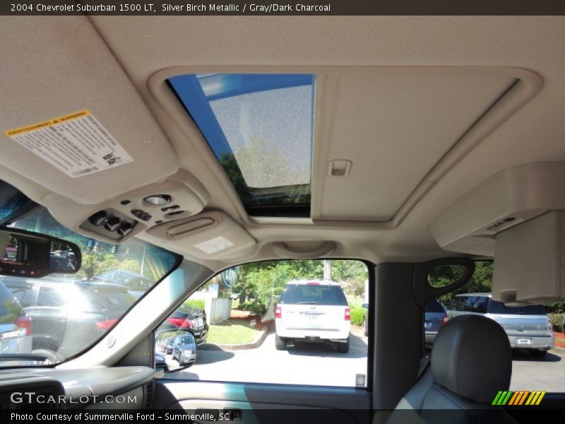 Silver Birch Metallic / Gray/Dark Charcoal 2004 Chevrolet Suburban 1500 LT