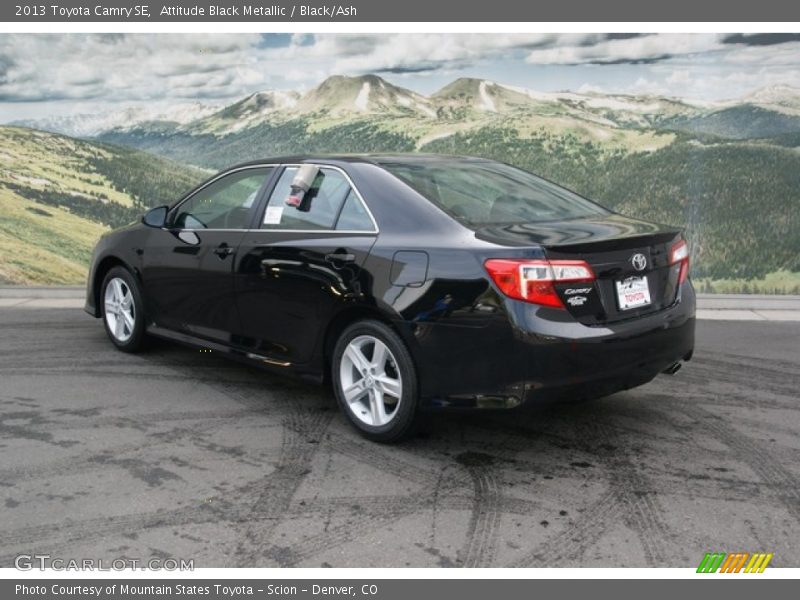 Attitude Black Metallic / Black/Ash 2013 Toyota Camry SE